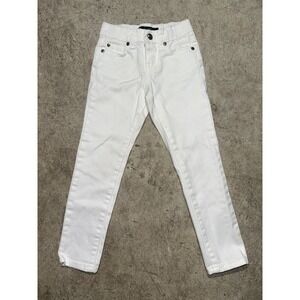 Jessica Simpson Girls Sz 6 Kiss Me Skinny White Jeans Denim Pants Stretch
